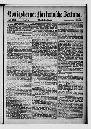 Königsberger Hartungsche Zeitung vom 04.10.1884