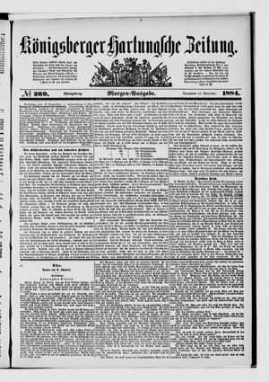 Königsberger Hartungsche Zeitung vom 15.11.1884
