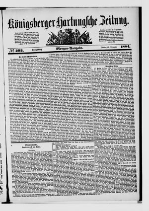 Königsberger Hartungsche Zeitung vom 12.12.1884