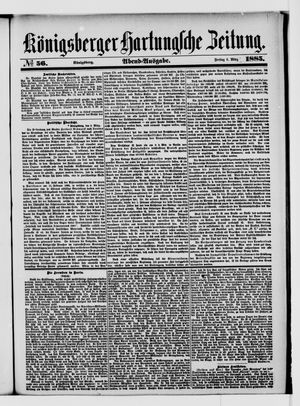 Königsberger Hartungsche Zeitung on Mar 6, 1885