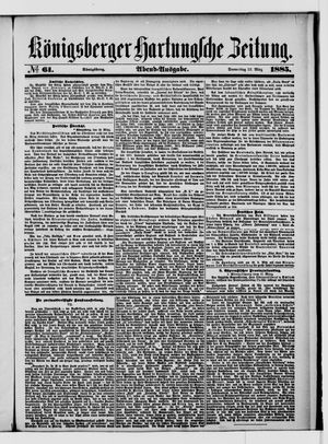 Königsberger Hartungsche Zeitung on Mar 12, 1885