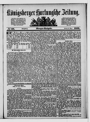 Königsberger Hartungsche Zeitung on Mar 20, 1885