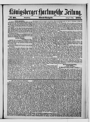 Königsberger Hartungsche Zeitung on Mar 20, 1885