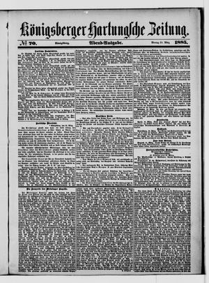 Königsberger Hartungsche Zeitung vom 23.03.1885