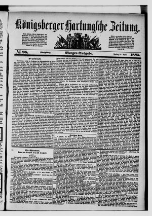 Königsberger Hartungsche Zeitung on Apr 24, 1885