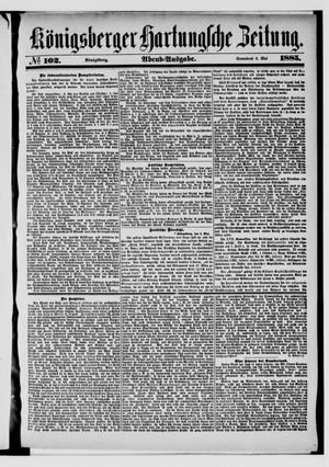 Königsberger Hartungsche Zeitung on May 2, 1885