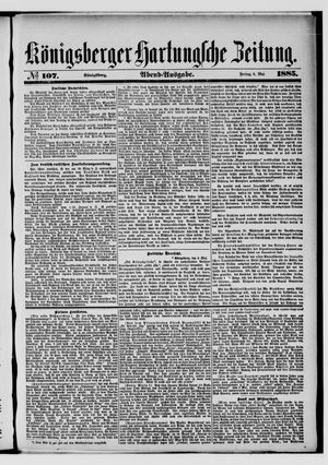 Königsberger Hartungsche Zeitung vom 08.05.1885