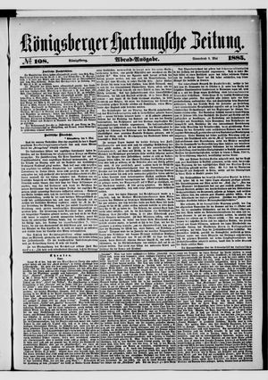 Königsberger Hartungsche Zeitung vom 09.05.1885