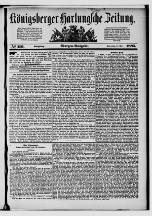 Königsberger Hartungsche Zeitung on May 21, 1885