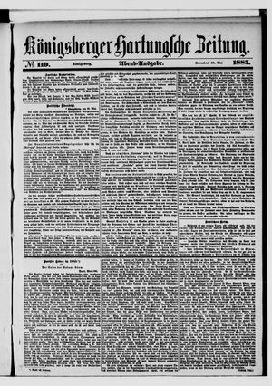Königsberger Hartungsche Zeitung on May 23, 1885