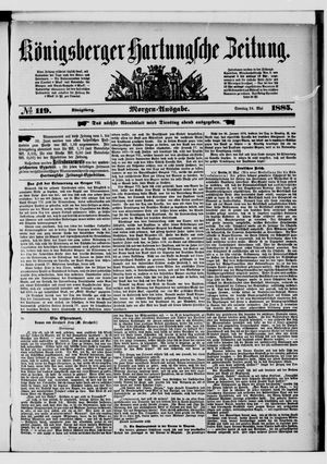 Königsberger Hartungsche Zeitung on May 24, 1885