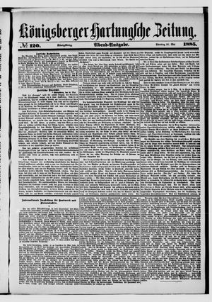 Königsberger Hartungsche Zeitung vom 26.05.1885