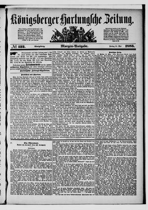 Königsberger Hartungsche Zeitung on May 29, 1885