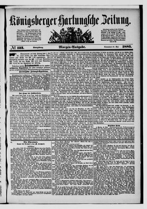 Königsberger Hartungsche Zeitung vom 30.05.1885