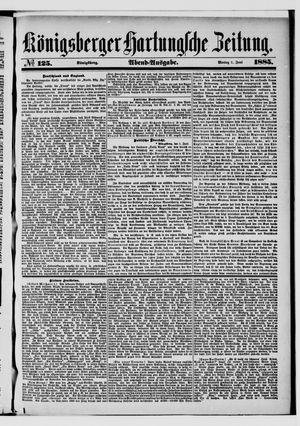 Königsberger Hartungsche Zeitung vom 01.06.1885