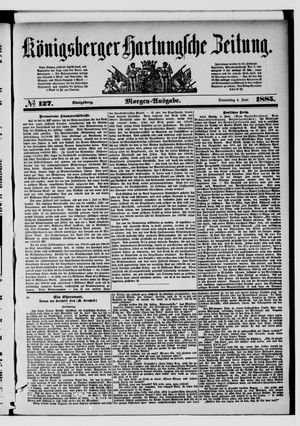 Königsberger Hartungsche Zeitung on Jun 4, 1885