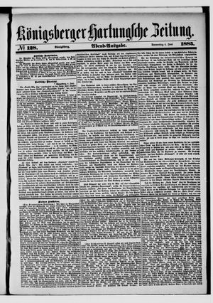 Königsberger Hartungsche Zeitung on Jun 4, 1885