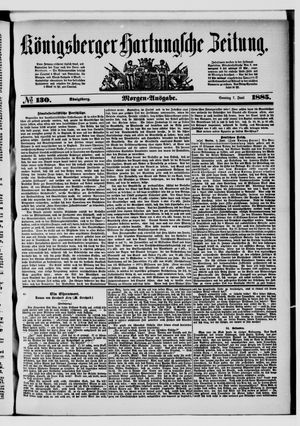Königsberger Hartungsche Zeitung on Jun 7, 1885
