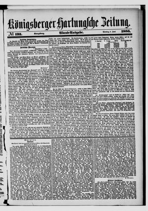 Königsberger Hartungsche Zeitung vom 09.06.1885