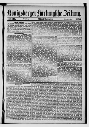 Königsberger Hartungsche Zeitung on Jun 10, 1885
