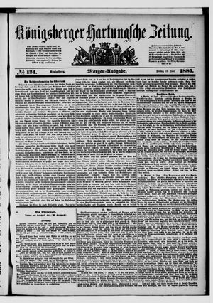 Königsberger Hartungsche Zeitung vom 12.06.1885