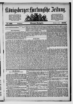 Königsberger Hartungsche Zeitung on Jun 16, 1885