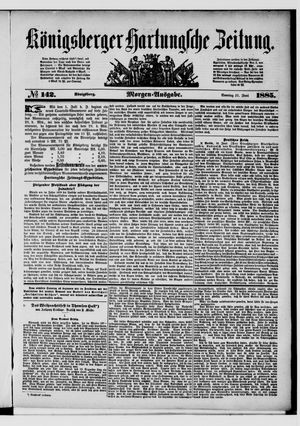 Königsberger Hartungsche Zeitung on Jun 21, 1885