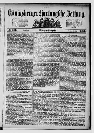 Königsberger Hartungsche Zeitung on Jun 27, 1885