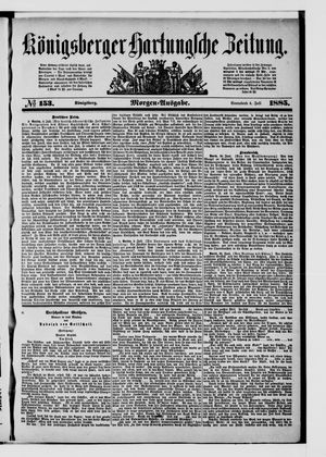 Königsberger Hartungsche Zeitung on Jul 4, 1885