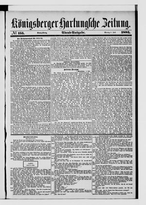 Königsberger Hartungsche Zeitung on Jul 6, 1885