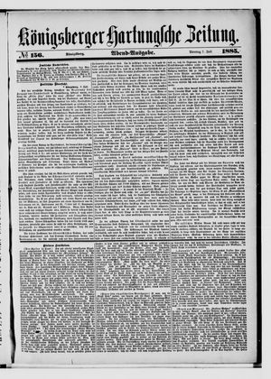 Königsberger Hartungsche Zeitung vom 07.07.1885