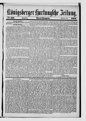 Königsberger Hartungsche Zeitung vom 08.07.1885