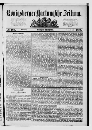 Königsberger Hartungsche Zeitung vom 12.07.1885
