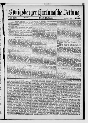 Königsberger Hartungsche Zeitung on Jul 15, 1885