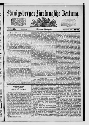Königsberger Hartungsche Zeitung on Jul 18, 1885