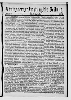 Königsberger Hartungsche Zeitung on Jul 22, 1885
