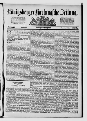 Königsberger Hartungsche Zeitung vom 23.07.1885