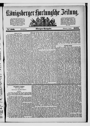 Königsberger Hartungsche Zeitung on Aug 5, 1885