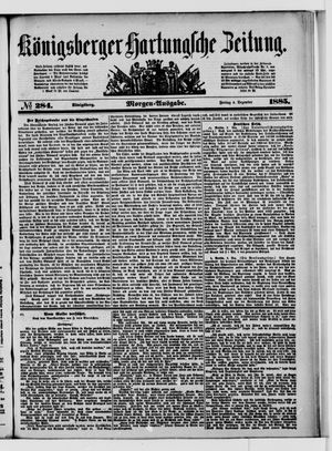 Königsberger Hartungsche Zeitung vom 04.12.1885