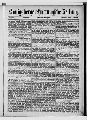 Königsberger Hartungsche Zeitung on Jan 2, 1886