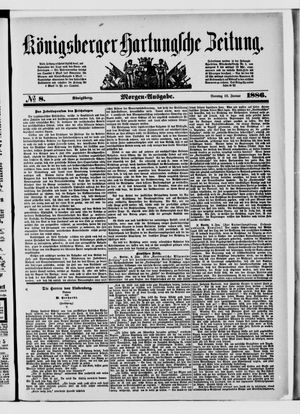 Königsberger Hartungsche Zeitung vom 10.01.1886