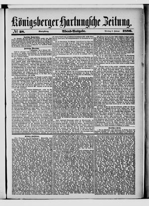 Königsberger Hartungsche Zeitung vom 02.02.1886