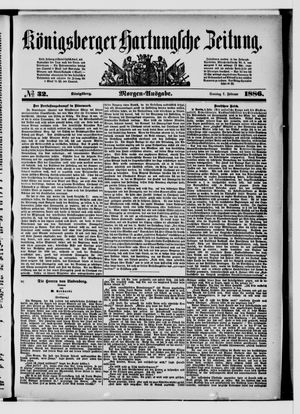 Königsberger Hartungsche Zeitung vom 07.02.1886