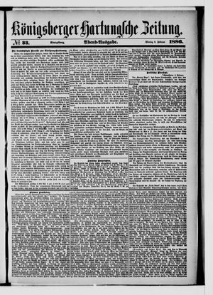 Königsberger Hartungsche Zeitung on Feb 8, 1886