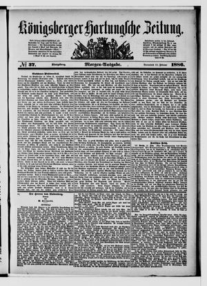 Königsberger Hartungsche Zeitung vom 13.02.1886