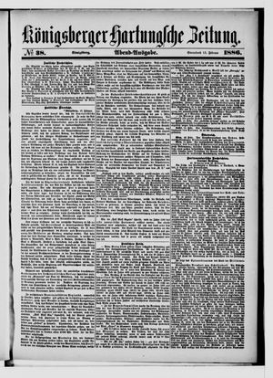 Königsberger Hartungsche Zeitung on Feb 13, 1886