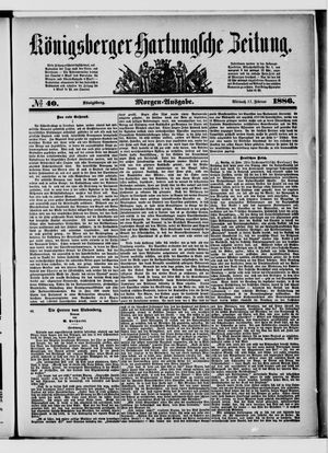 Königsberger Hartungsche Zeitung vom 17.02.1886