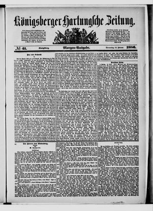 Königsberger Hartungsche Zeitung vom 18.02.1886