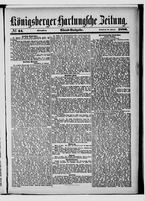 Königsberger Hartungsche Zeitung on Feb 20, 1886