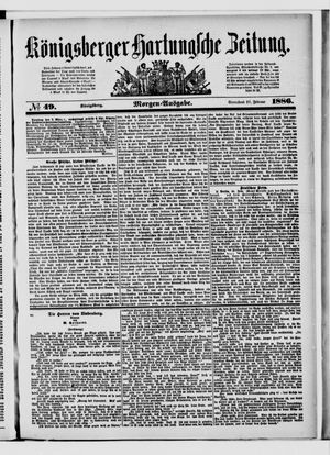 Königsberger Hartungsche Zeitung on Feb 27, 1886